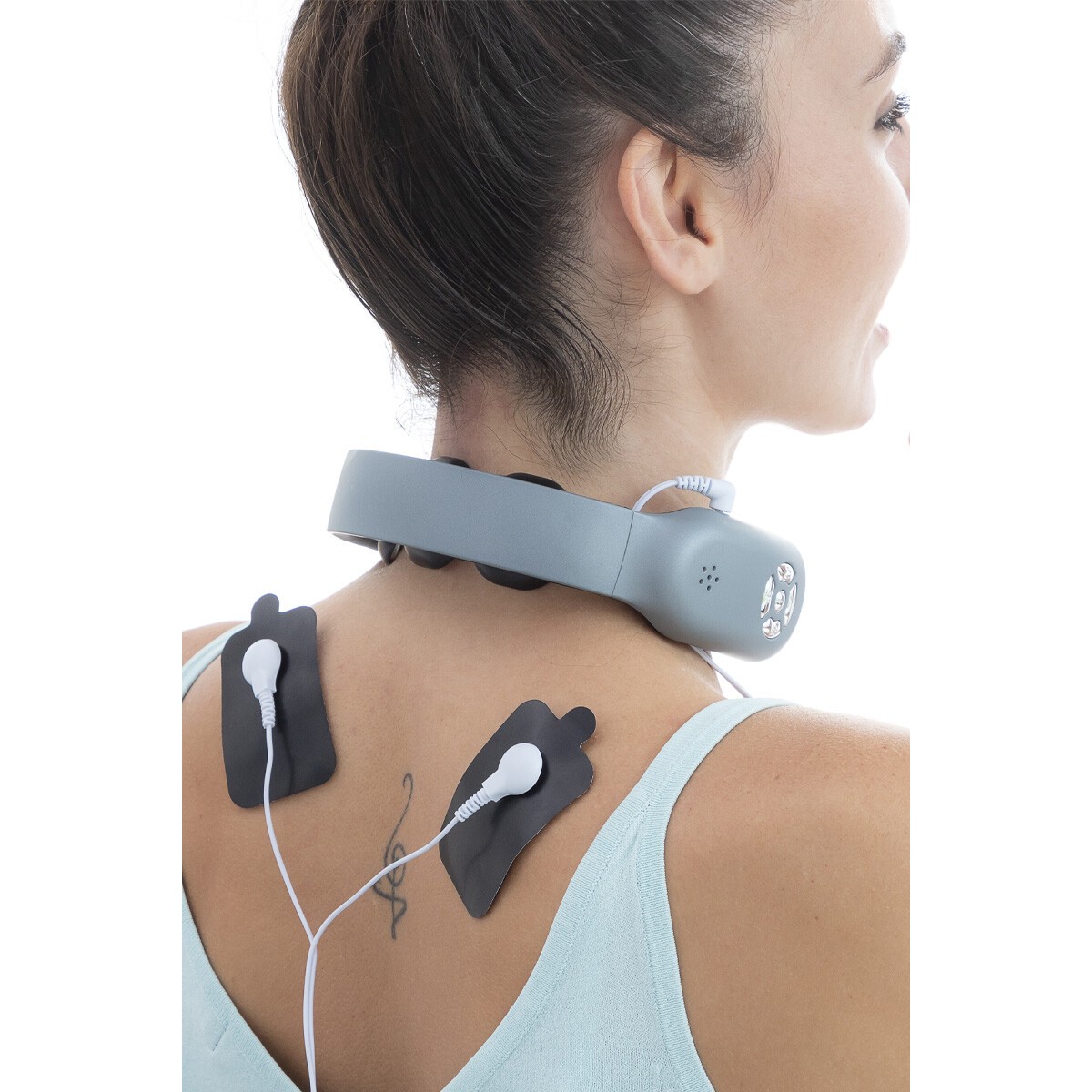 Masseur cervicale rechargeable - Gris