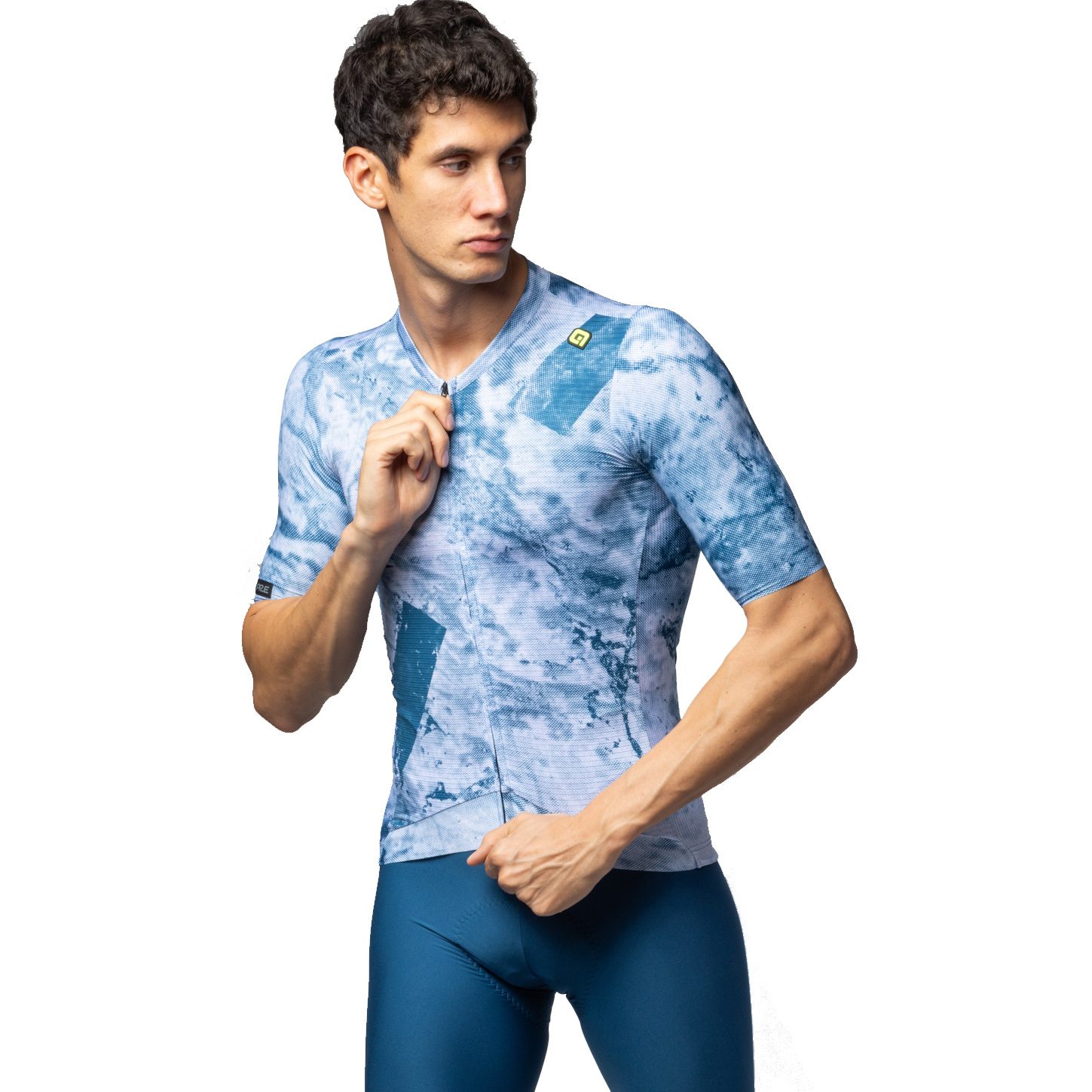 Alé Marble MC Radtrikot Herren lagoon