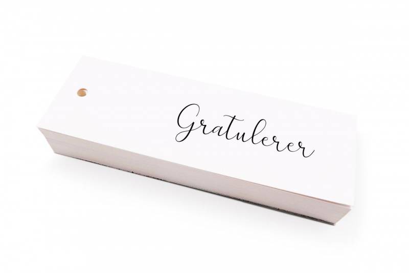 Gratulasjonskort, Gratulerer