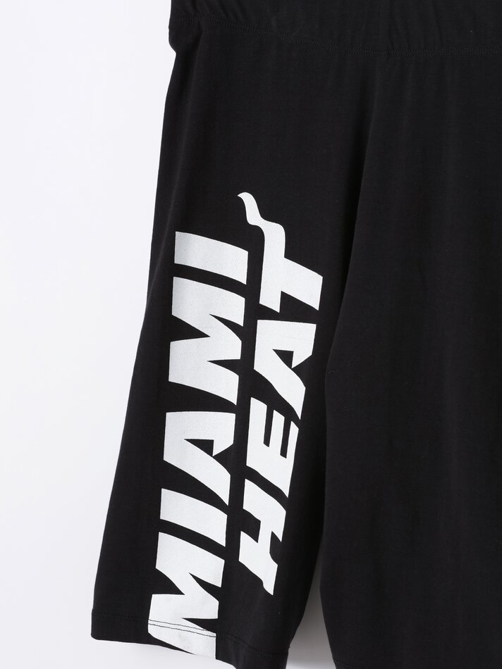 Calça legging de ciclismo Miami Heat NBA - Preta