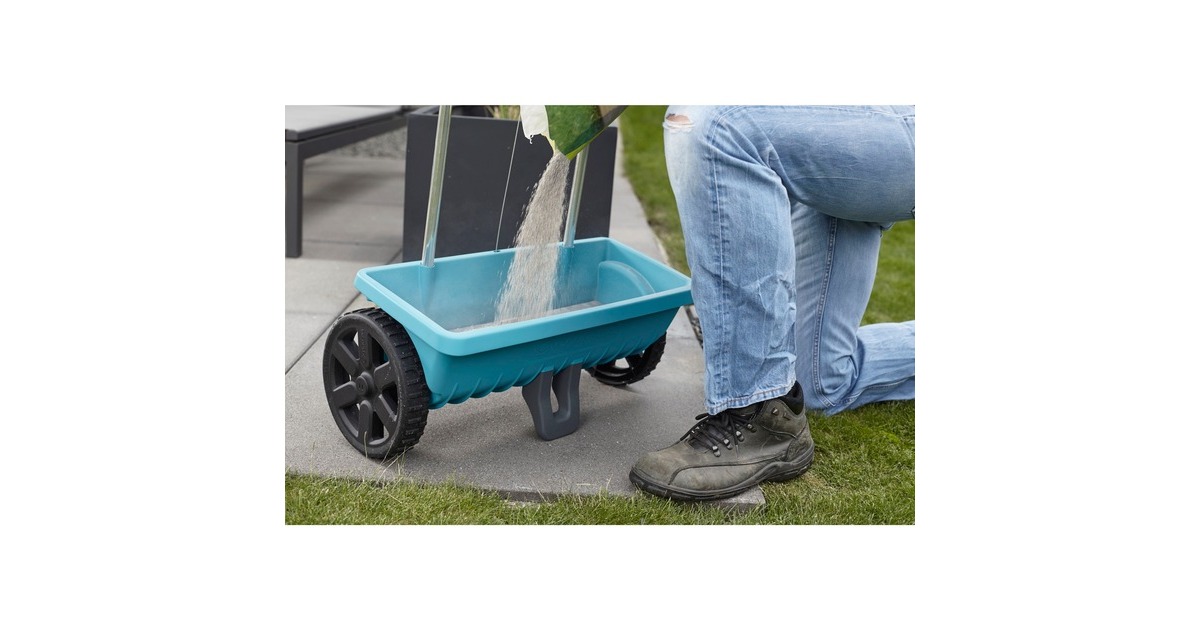 GARDENAStrooiwagen L strooiapparatuur  (Turquoise/zwart, 432-20)