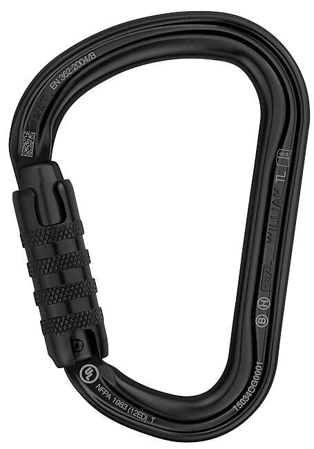 PETZL - WILLIAM TRIACT LOCK INTERVENTION MSQUETON