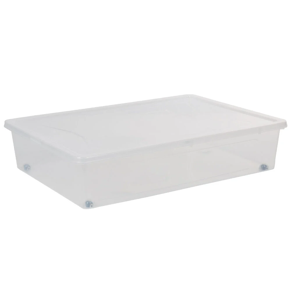 Boîte de rangement transparente 55 L