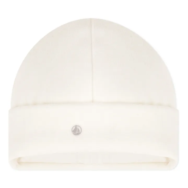 Petit Bateau Bonnet Naissance en Côte | Ecru