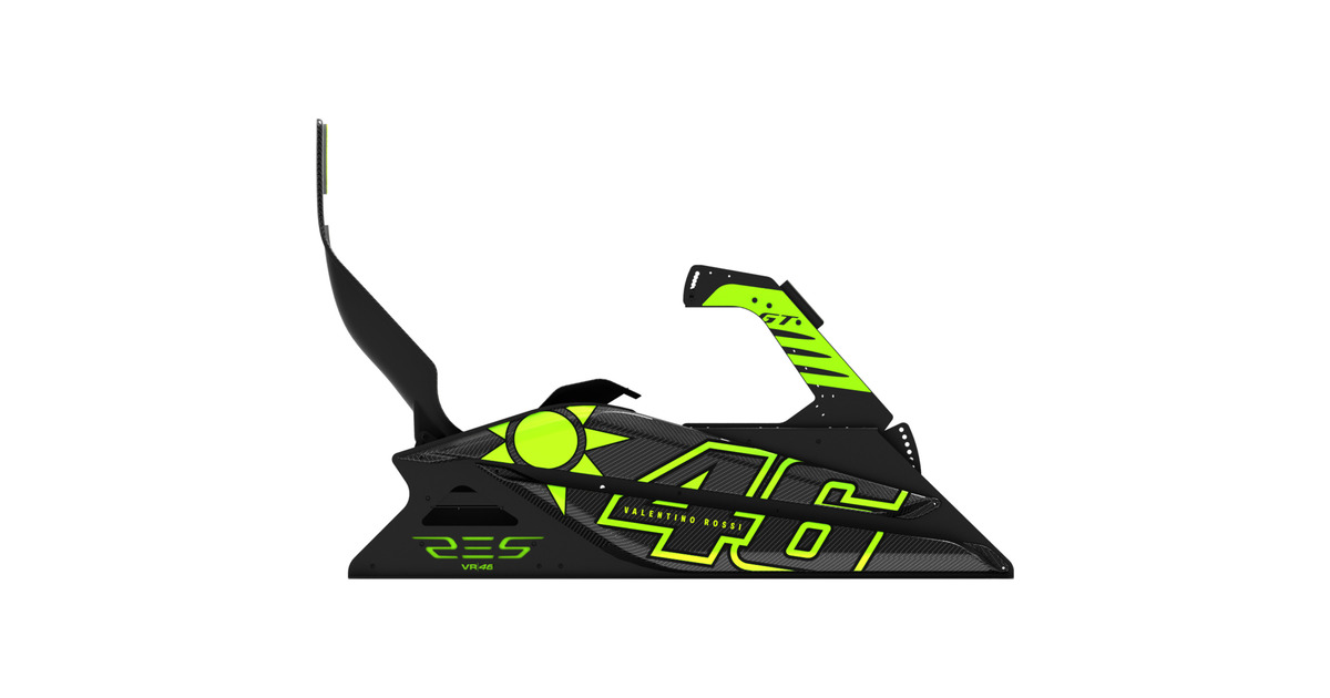 Res-TechGT Cockpit VR/46 Limited Edition racing simulator  (Zwart/neongroen)