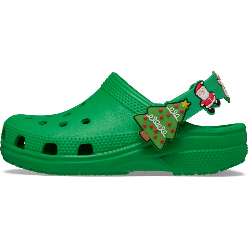 Køb Crocs Grass Green Classic Holiday Icons Lights