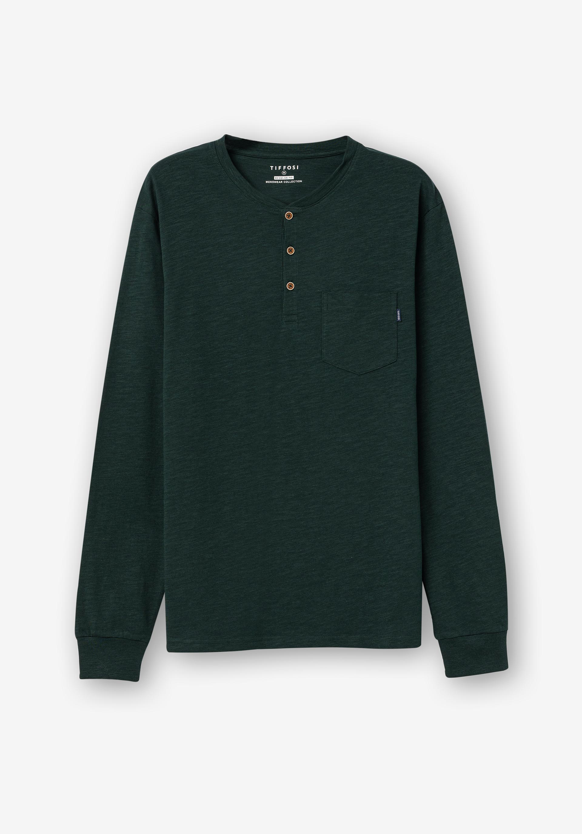 T-shirt Básica com Bolso