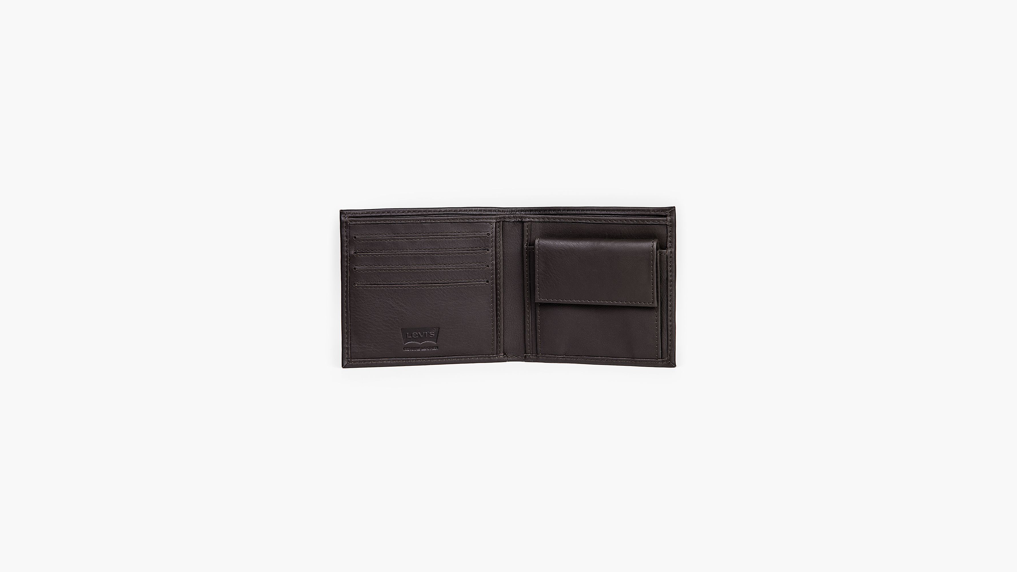 Porte-monnaie vertical Vintage Two Horse - Dark Brown - Marron