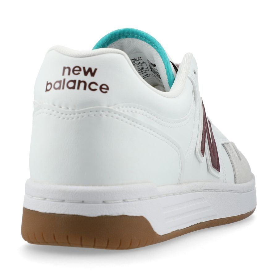 New Balance Chaussures 480 - Blanc/Bordeaux