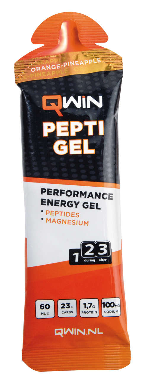 QWIN Pepti Gel Sinaasappel-Ananas 24 stuks