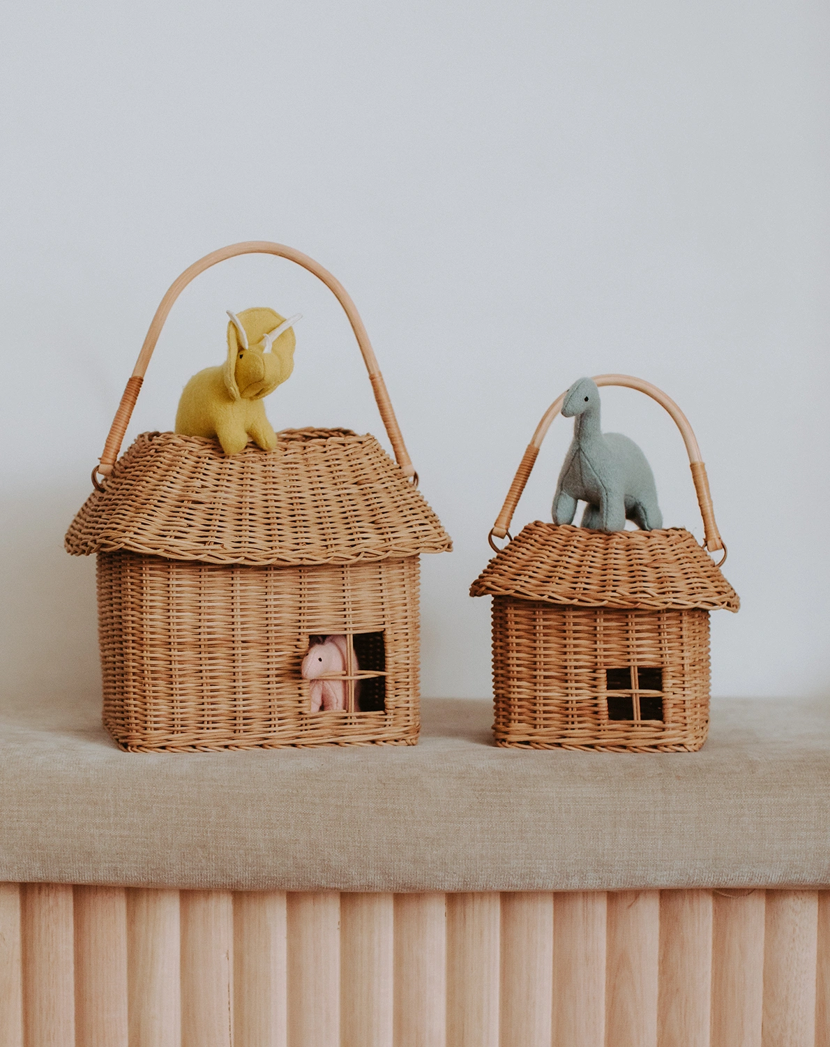 Kuscheltier-Set HOLDIE FOLK - DINOSAURS 3-teilig