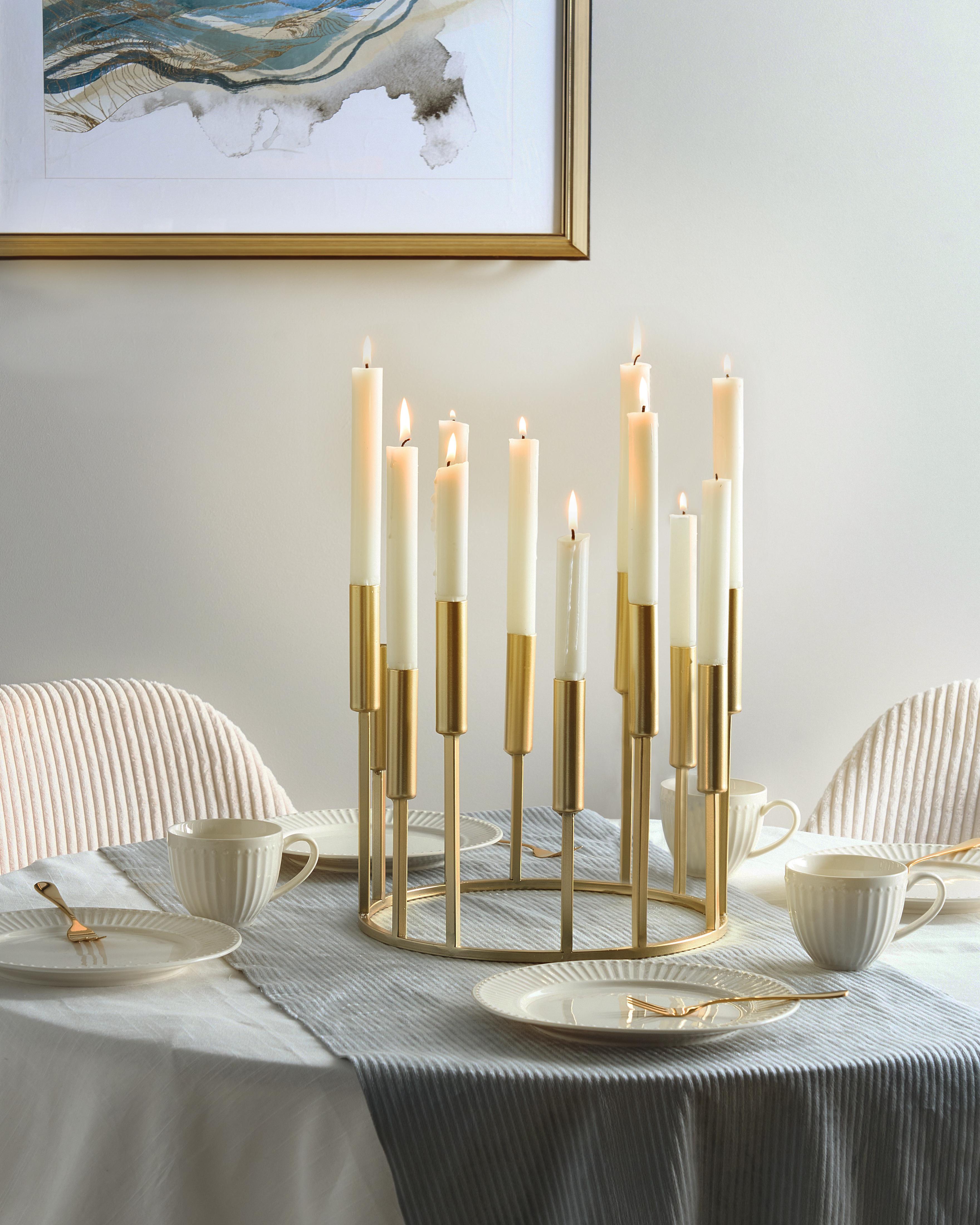 Kaarshouder TRAFARIA Metaal 26 cm Goud
