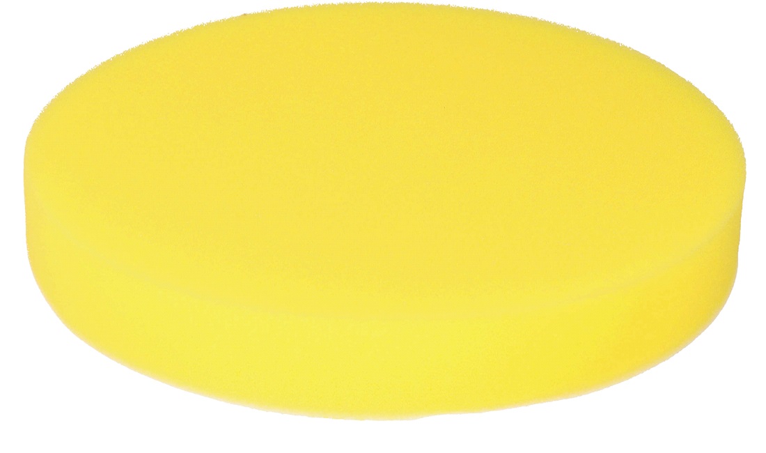 Polerrondel skum Gul medium 180 mm