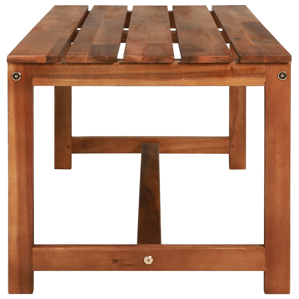 Salon de jardin meuble d'extérieur ensemble de mobilier 4 pièces bois d'acacia solide