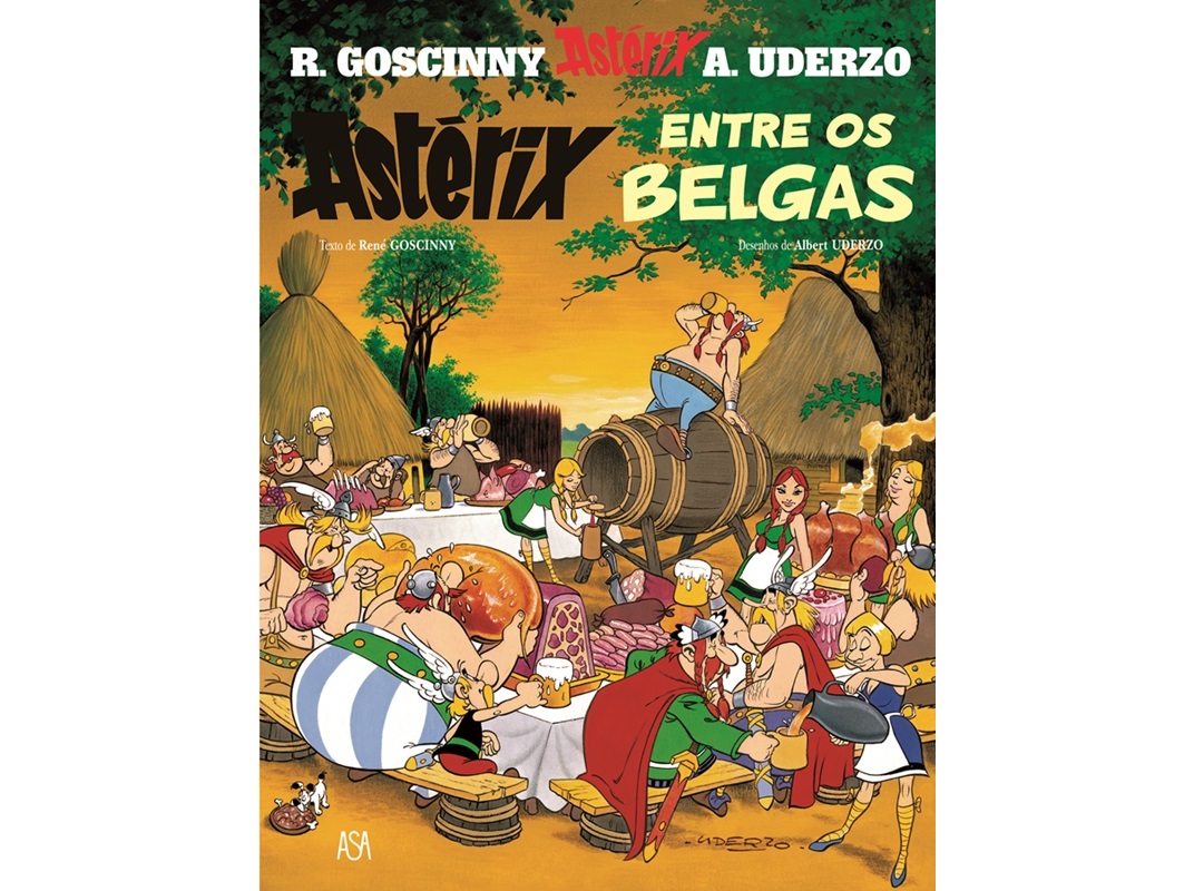 LIVRO ASTÉRIX ENTRE OS BELGAS Nº24
