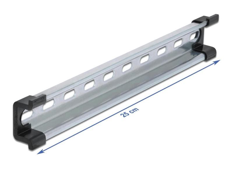 Delock Hutschiene/DIN Rail 35 x 15 mm, 25 cm aus Stah Delock Hutschiene 35 x 7.5 mm (19