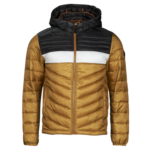 Jack & Jones - JJEHERO PUFFER HOOD - Cognac
