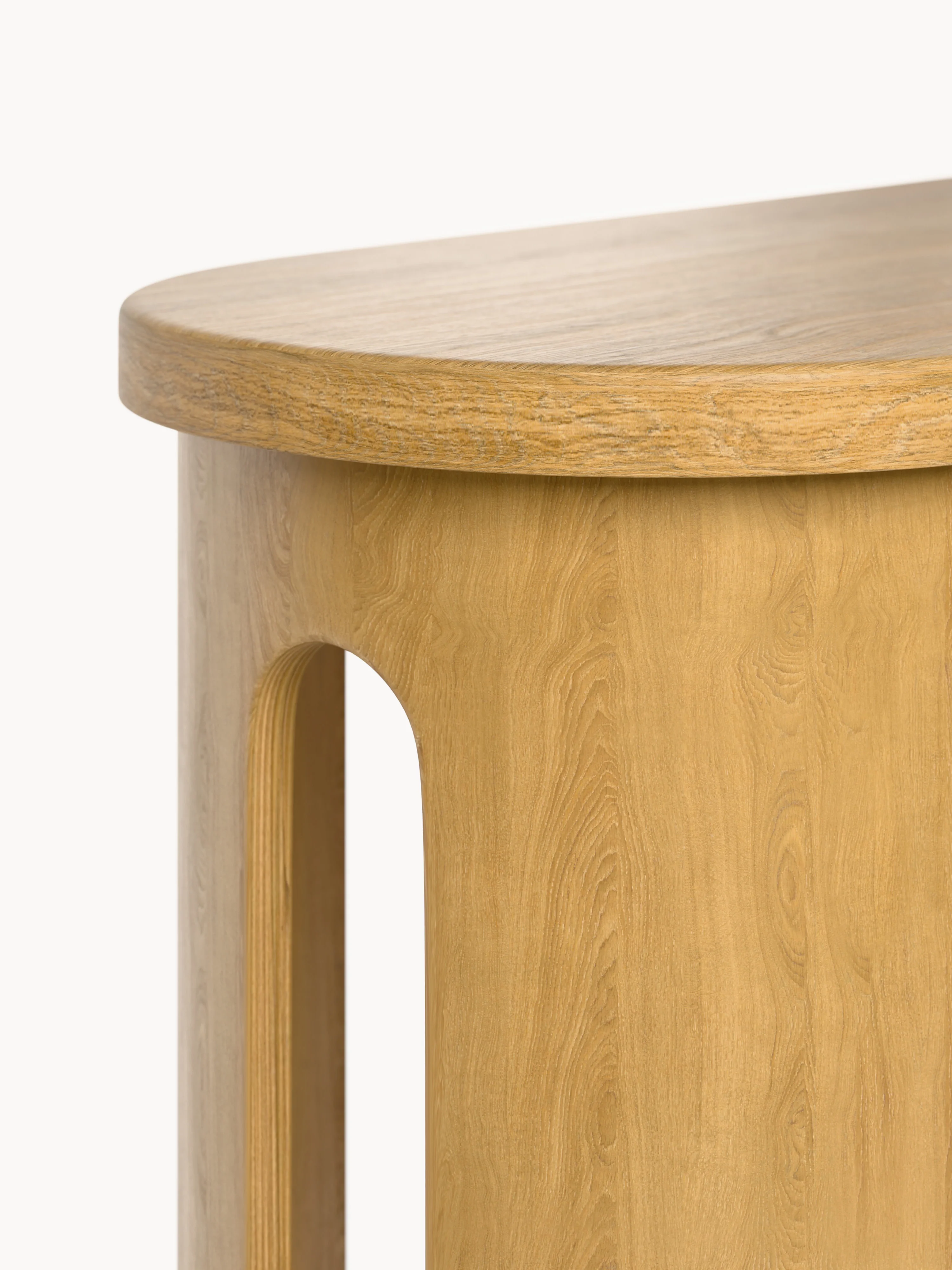 Houten wandtafel Inola