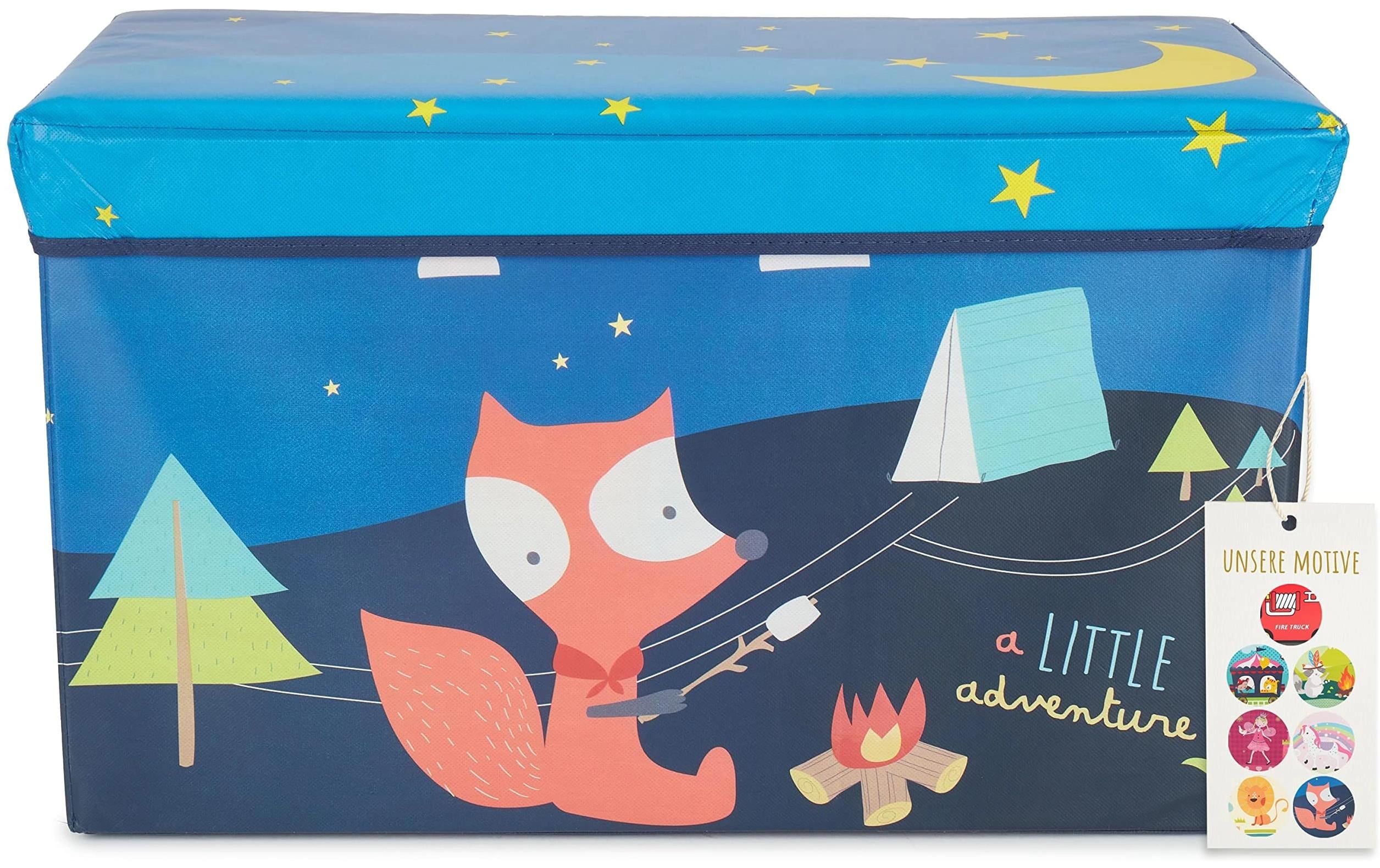 2in1 Aufbewahrungsbox und Bank Scout CampAufbewahrungsbox mit Deckel