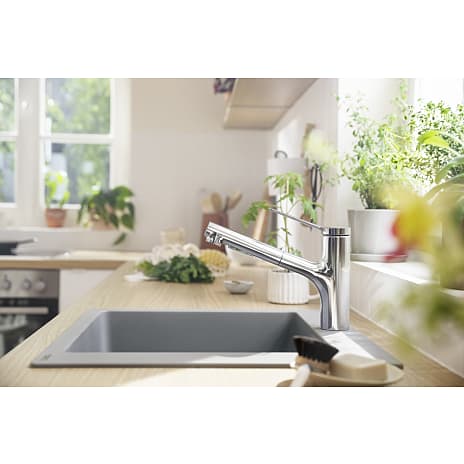 Hansgrohe Zesis M33 køkkenarmatur med udtræk 150 2Jet - krom
