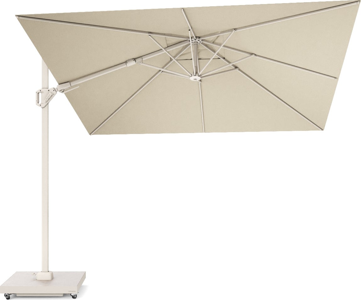 Platinum Sun & Shade zweefparasol Challenger T2 crème 98+UV 300 x 300 x 265 cm