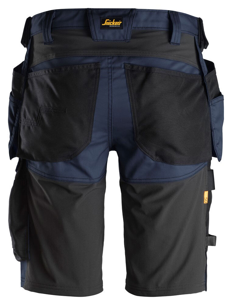 Snickers AllroundWork 6141 Stretch - Korte werkbroek - Donkerblauw - 44