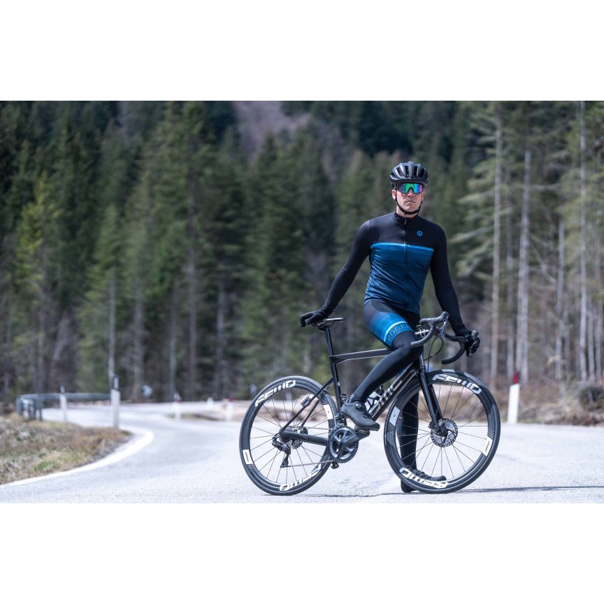 Rogelli Hero II Bibtights, Sort/blå