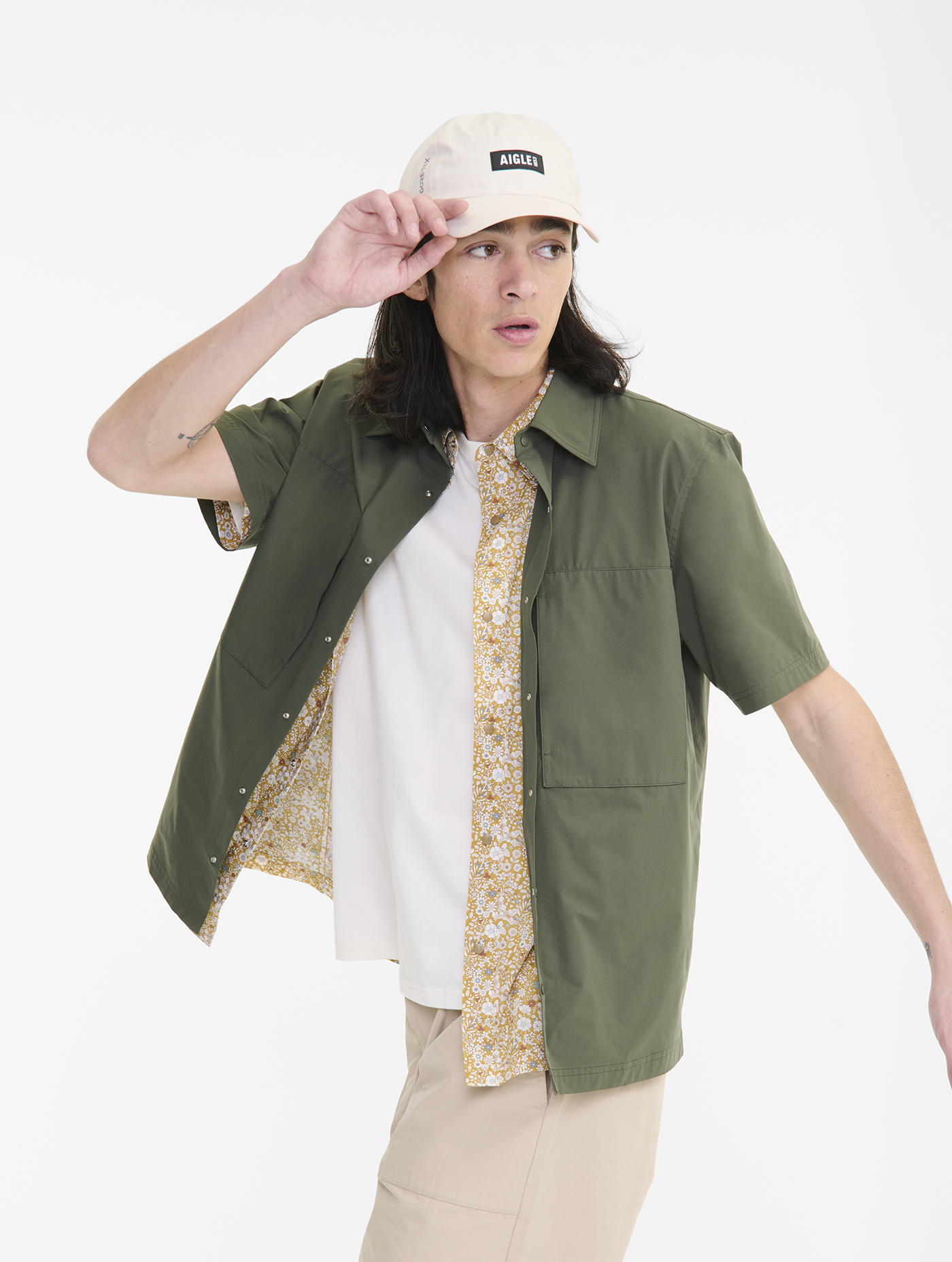 Chemise DRY FAST TEXTILE® et UV-C® à manches courtes AVOCAT