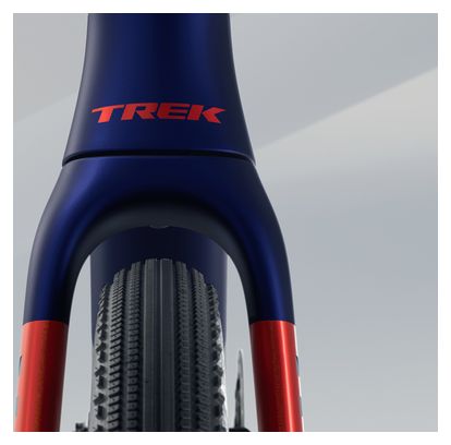 Vélo de Gravel Trek Checkmate SLR 7 Sram Force XPLR AXS 12V 700 mm Blanc Bleu 2025