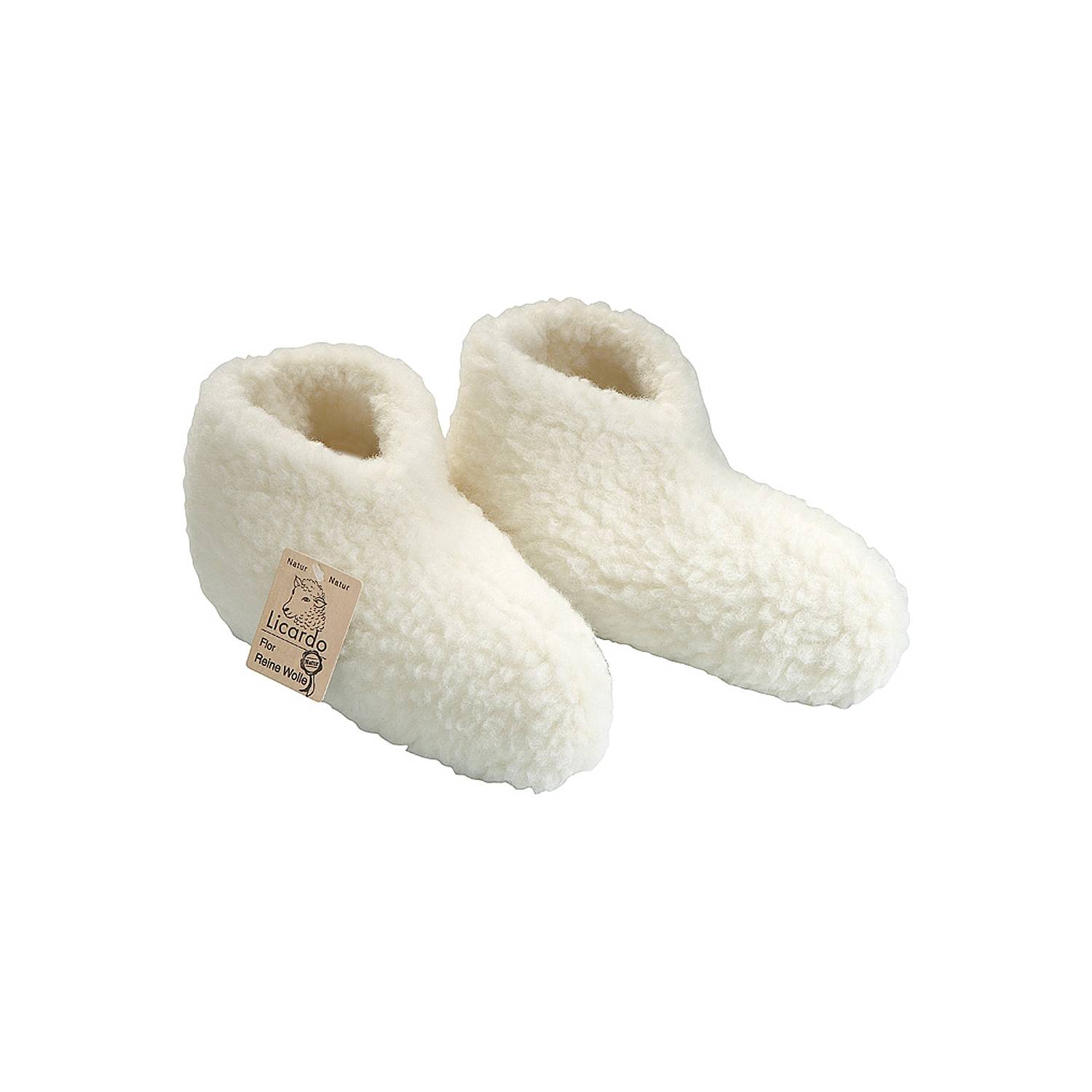 Schurwoll Bettschuhe
