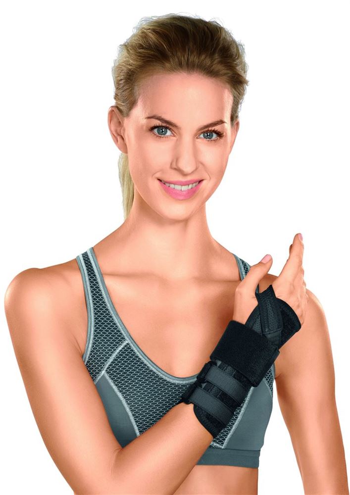 Sporlastic Manu Hit<br>1 Stück, M 18cm, links schwarz