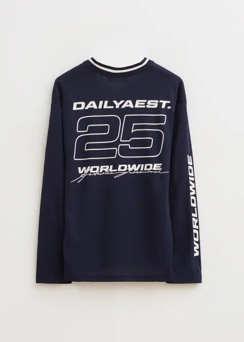 Jersey t-shirt blauw (BLW.D)