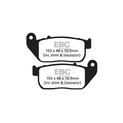 Plaquettes de freins EBC Organique avant