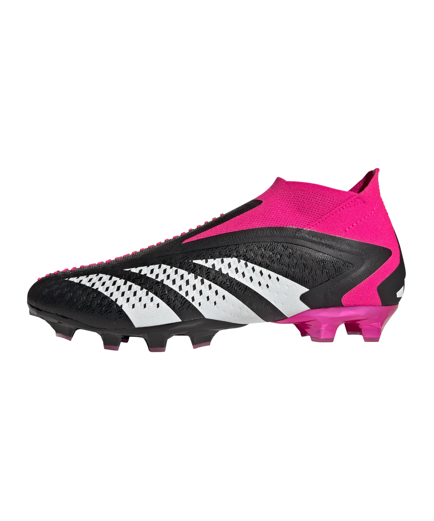 adidas Predator Accuracy+ AG Own Your Football Schwarz Weiss Pink