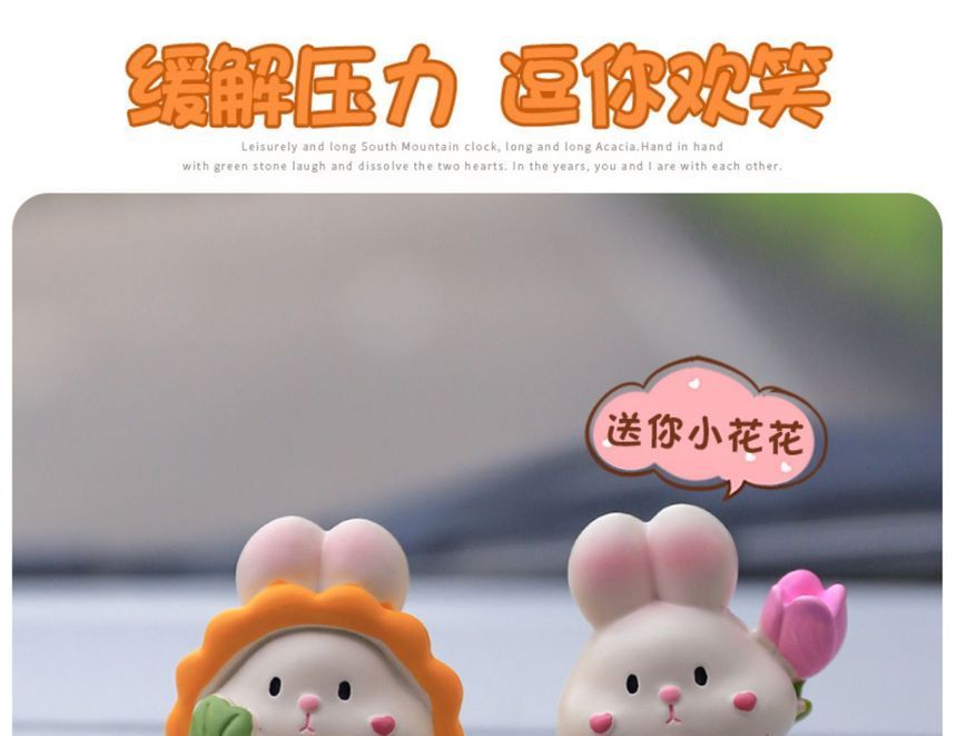 Worthbuy - Cartoon auto-ornament (verschillende ontwerpen) / set