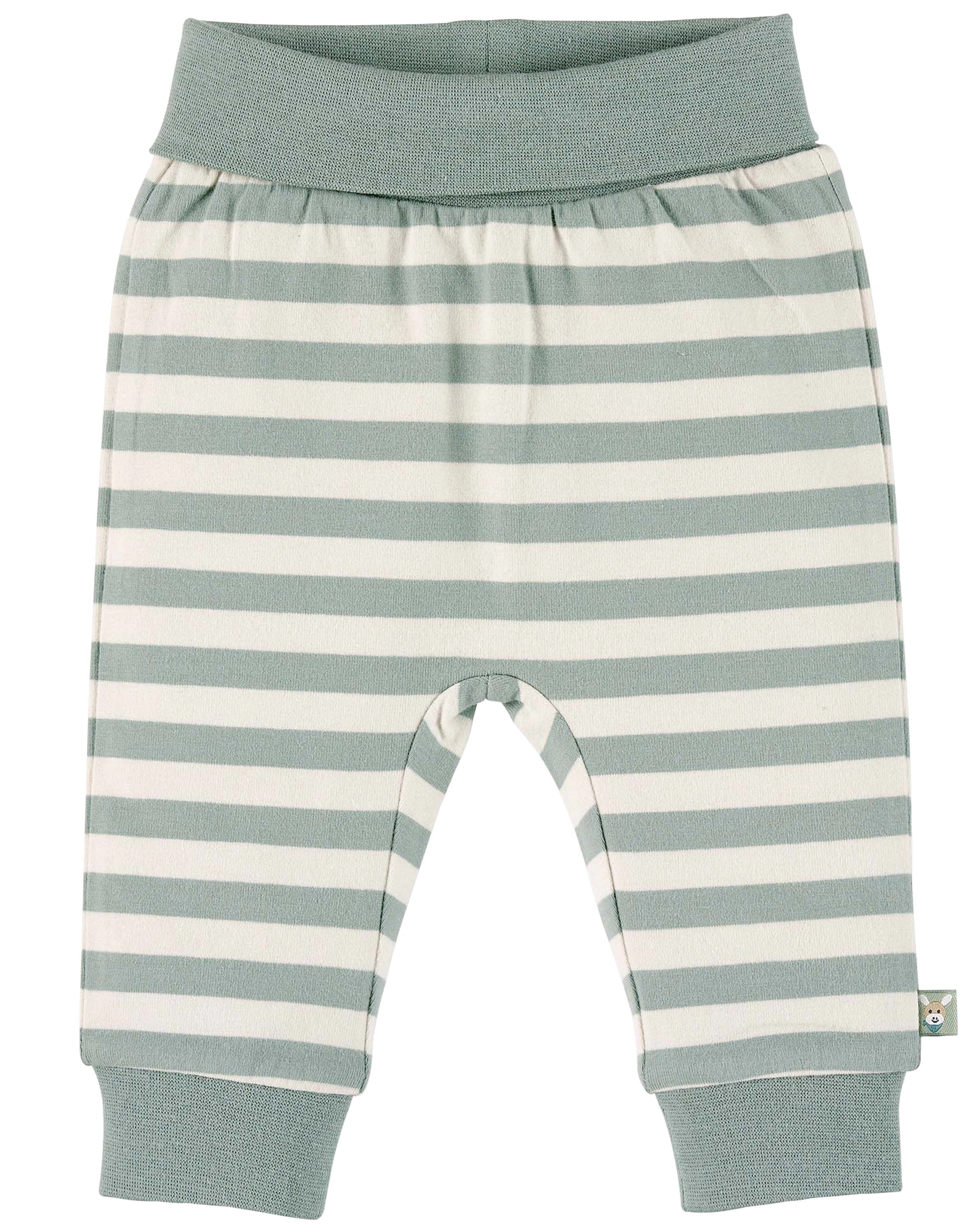 Schlupfhose EMMI COMFORT gestreift in grün/beige