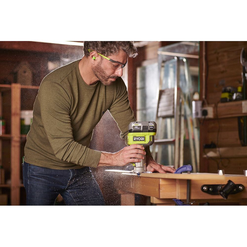 HÅNDOVERFRES RYOBI RTR18-0 ONE+ 18V UTEN BATTERI