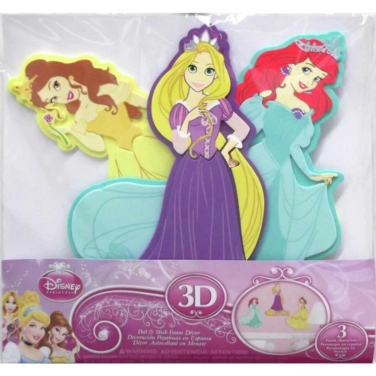 TheDecoFactory Disney Princesses - Stickers 3D