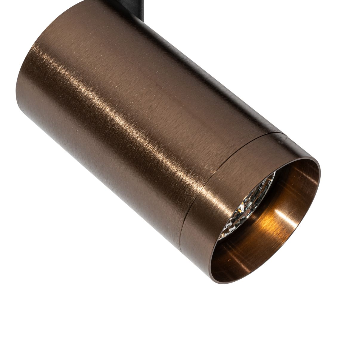 Moderne spot donker brons voor railsysteem 1-fase 70mm - Iconic Jeana Luxe