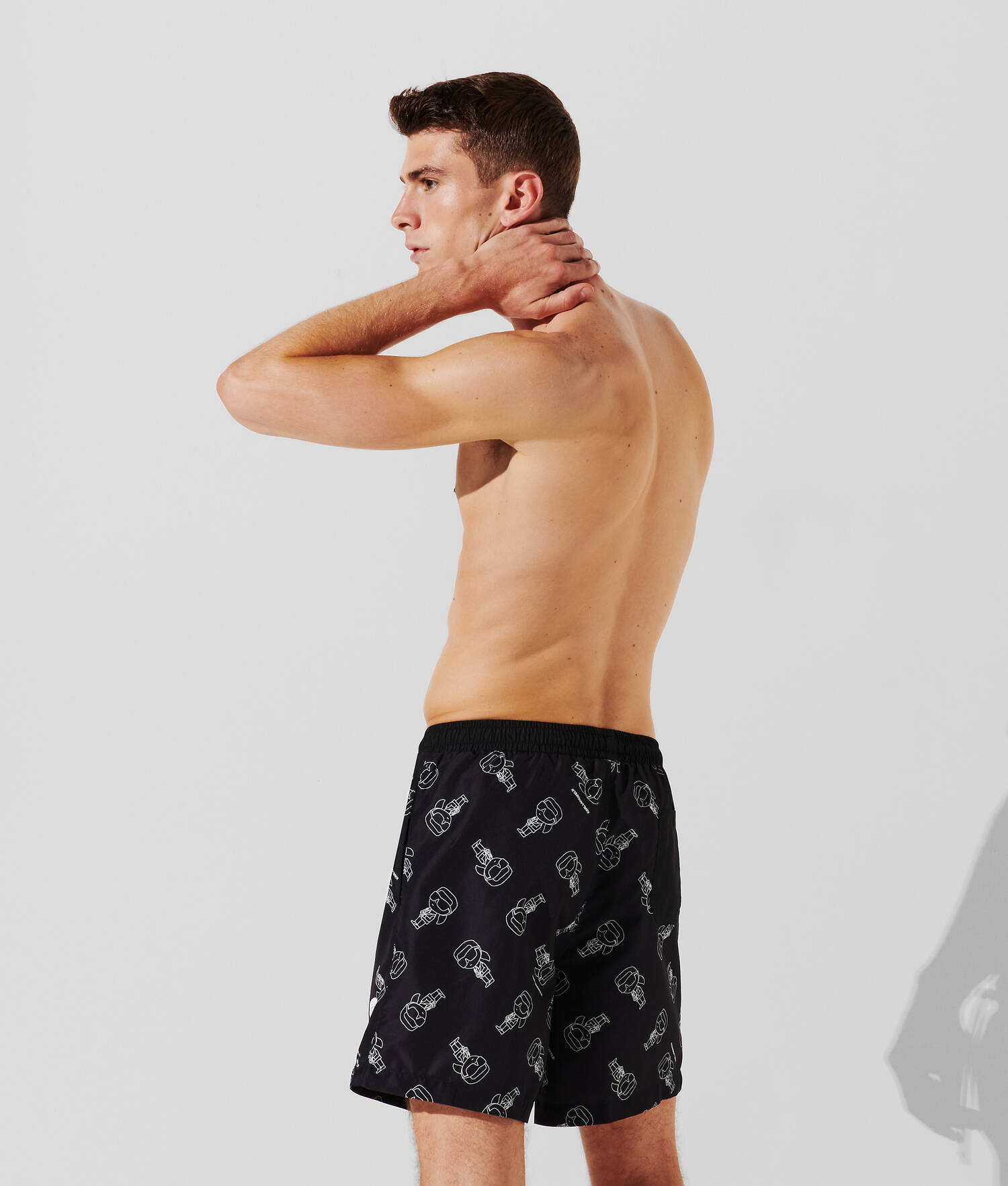 SHORT DE BAIN IMPRIMÉ K/IKONIK FAÇON ALL-OVER