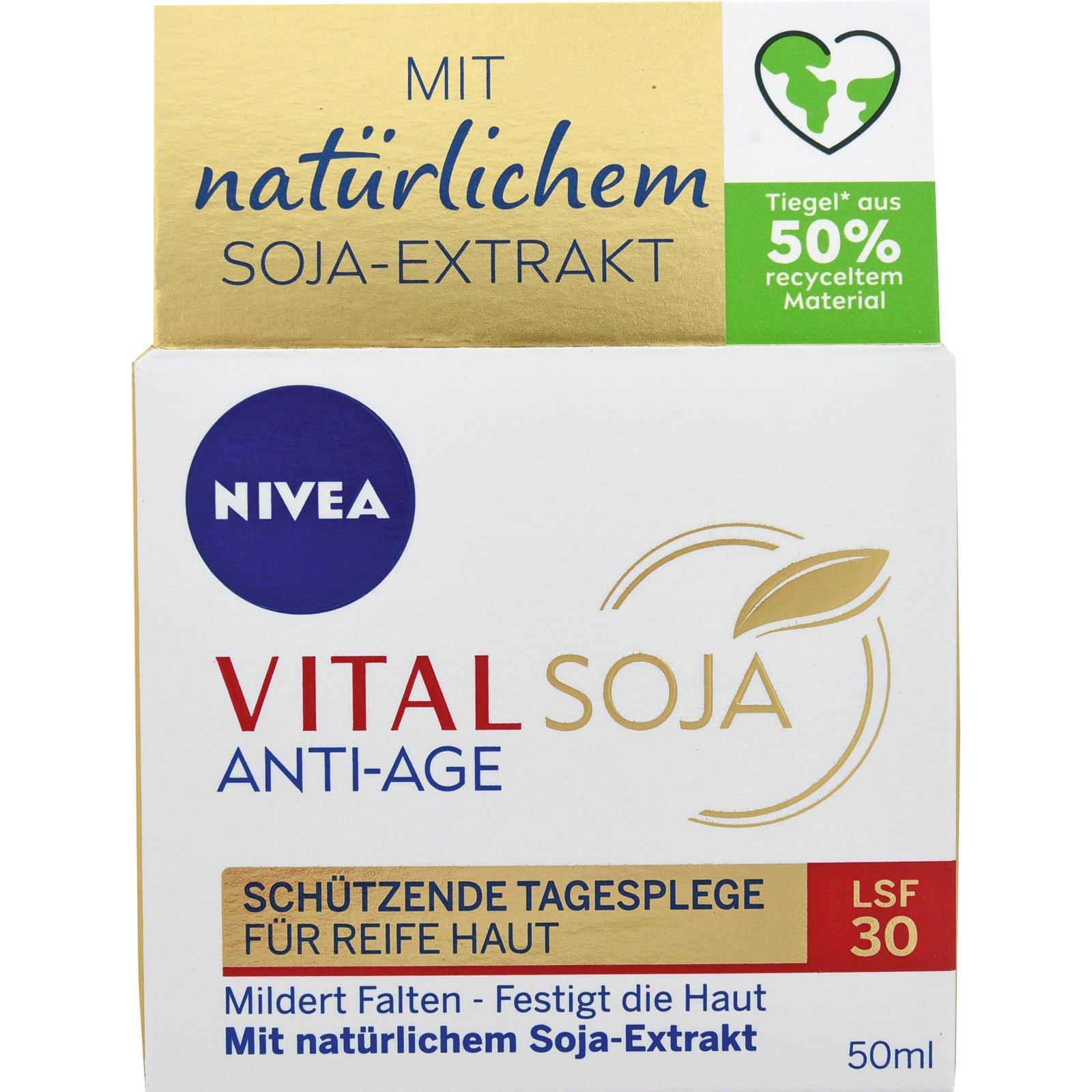 Nivea Vital Soja Anit-Age Tages Creme LSF30 50 ml