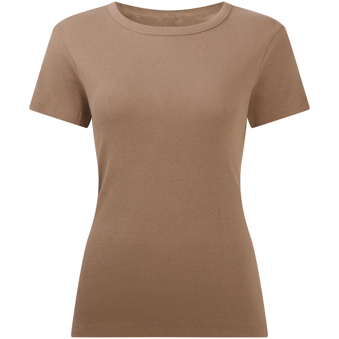 T-shirt côtelé