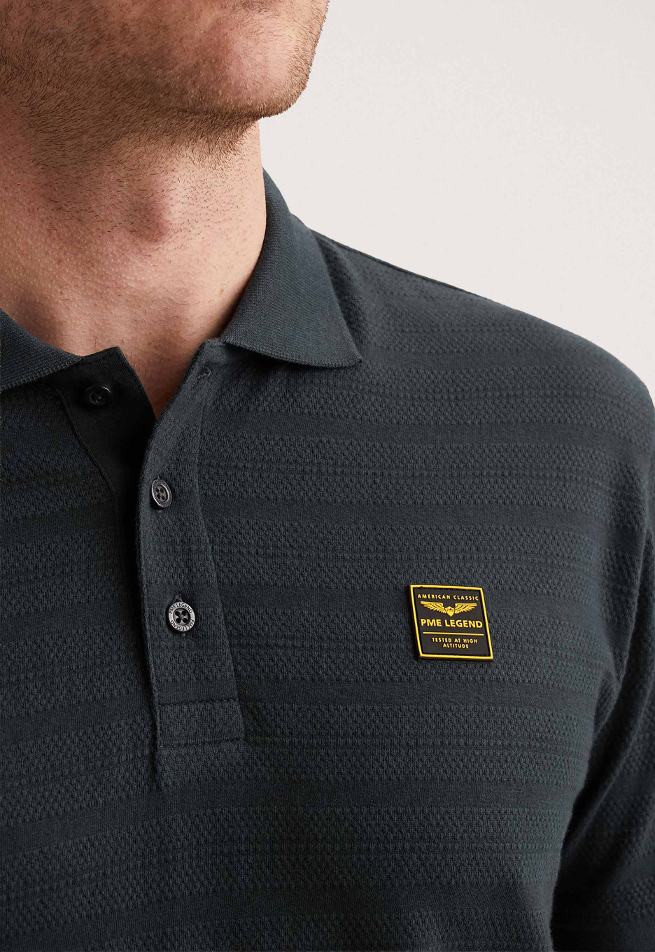 PME Legend Jaqcuard Stripe Polo