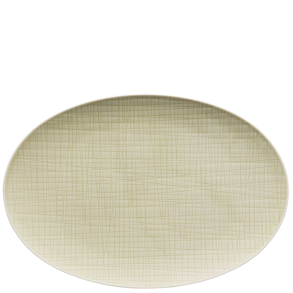 Mesh Colours Cream Platte 34 cm