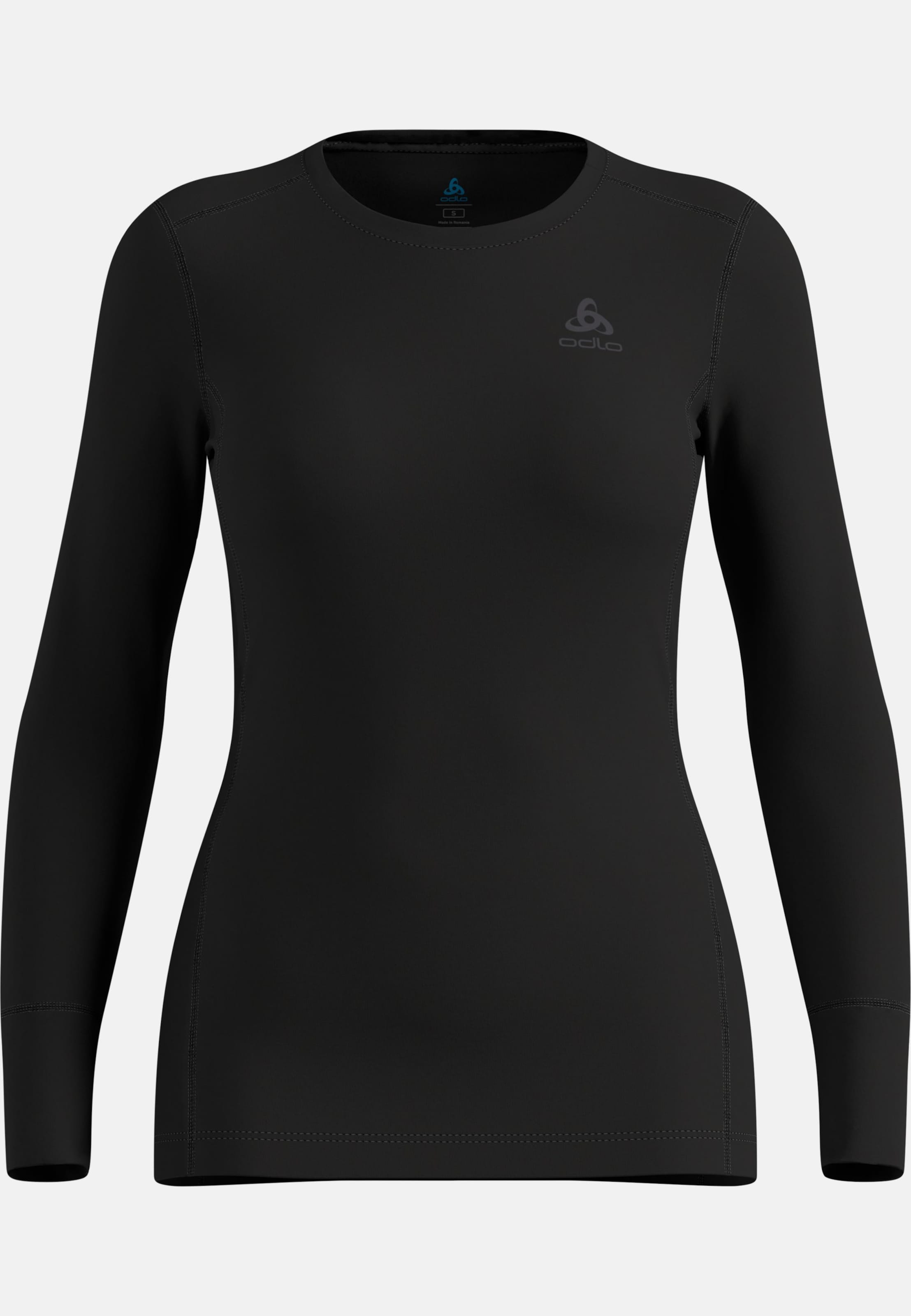 Natural Merino 260 Base Layer Langarmshirt in black