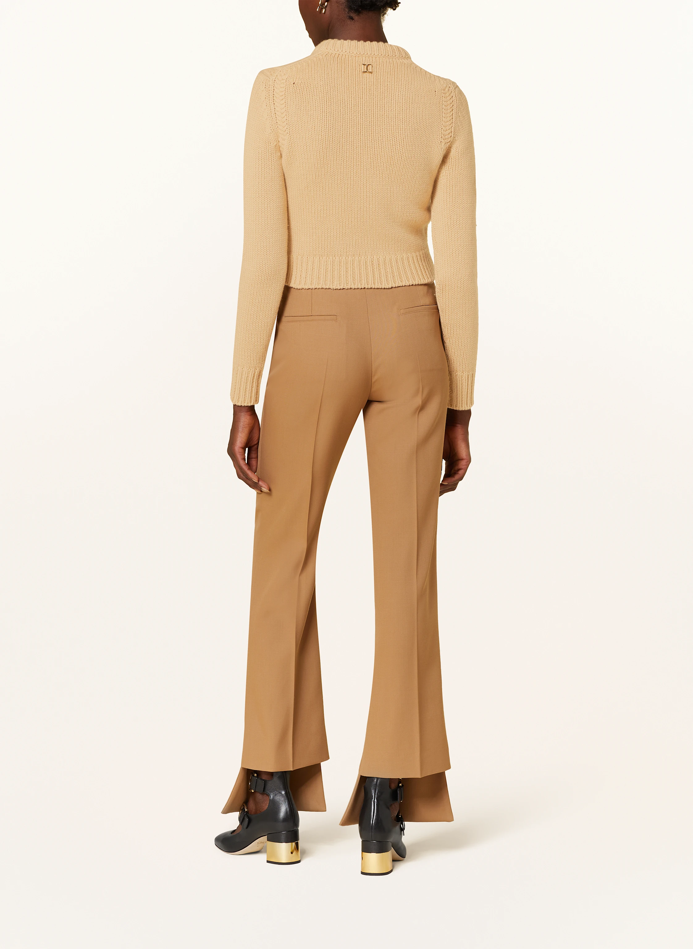 Chloé Cropped-Pullover mit Cashmere