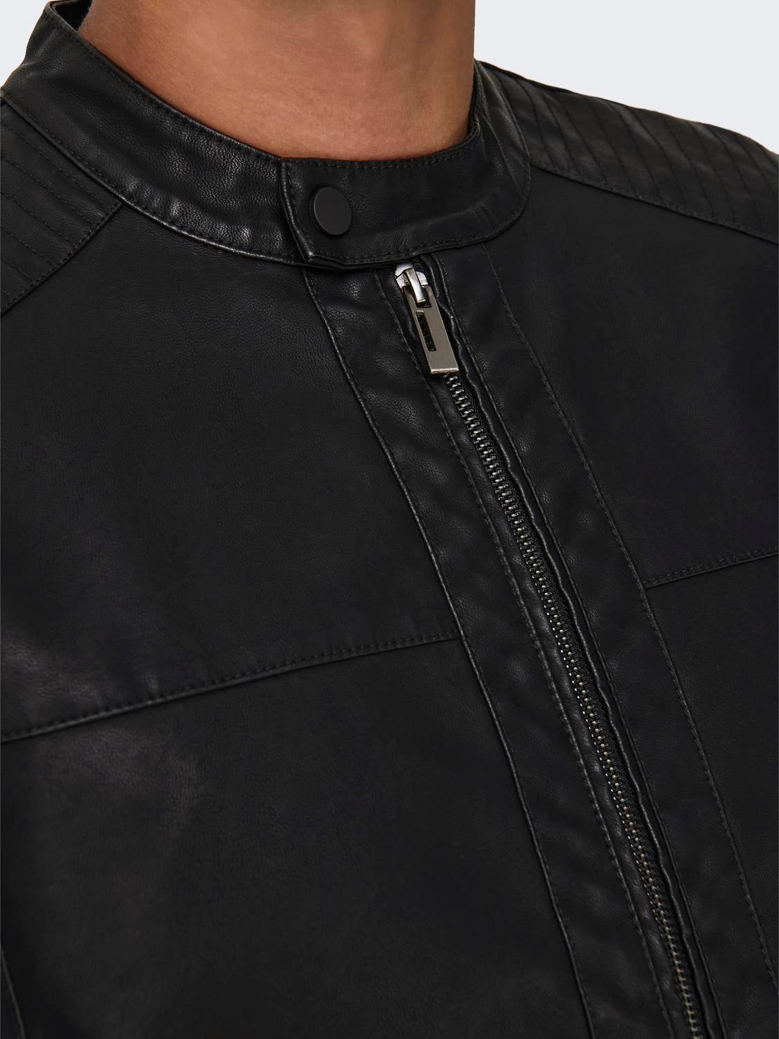 ONSMIKE Jacke Black