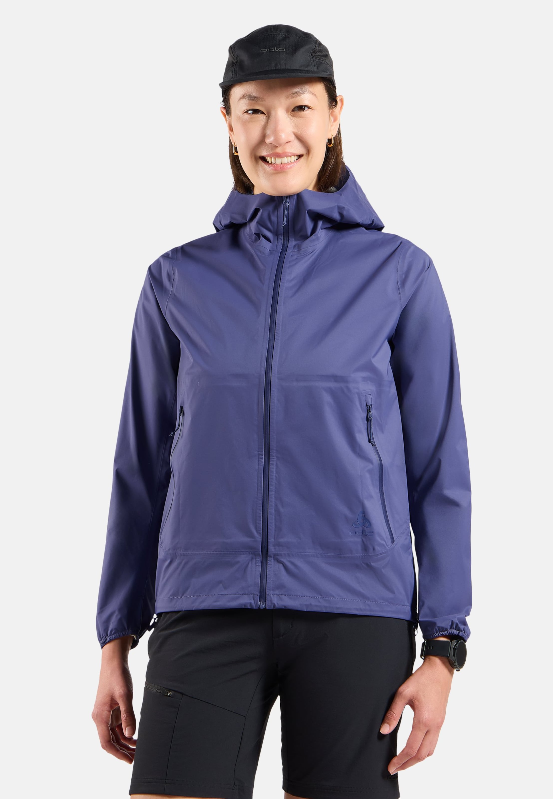 Wasserdichte Essentials 2.5L Hardshell-Jacke in Skipper Blue