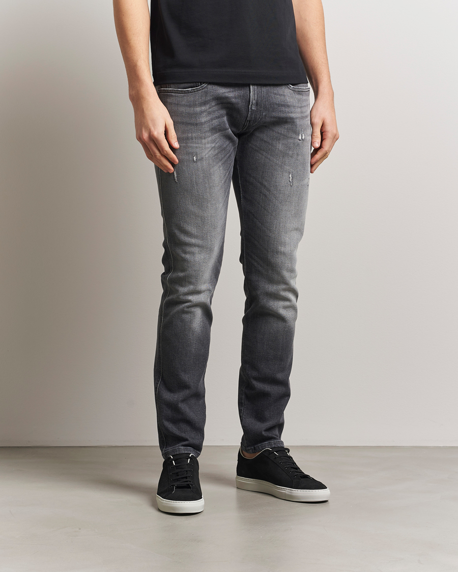 Replay Anbass Stretch Jeans Washed Black