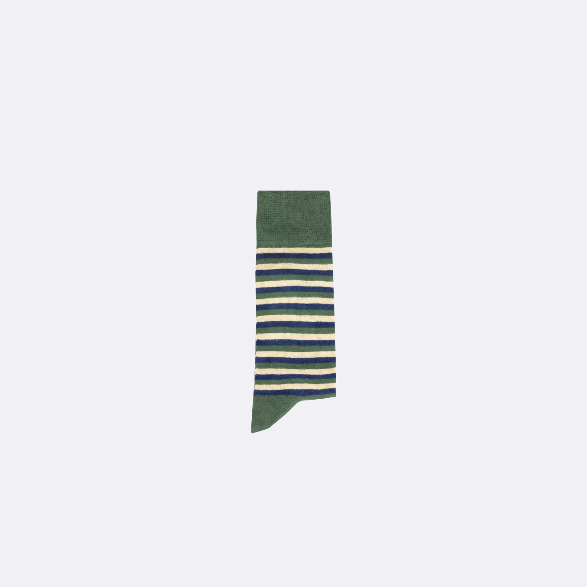 Chaussettes vert foncé & multicolore végan en coton et polyester recyclé - modèle Socks x3